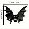 Halloween Party Cool Bat Lady Metal Hairpin Punk Style Ball Party Braiding Small Design Shark Clip Dress Up Hair Accessories