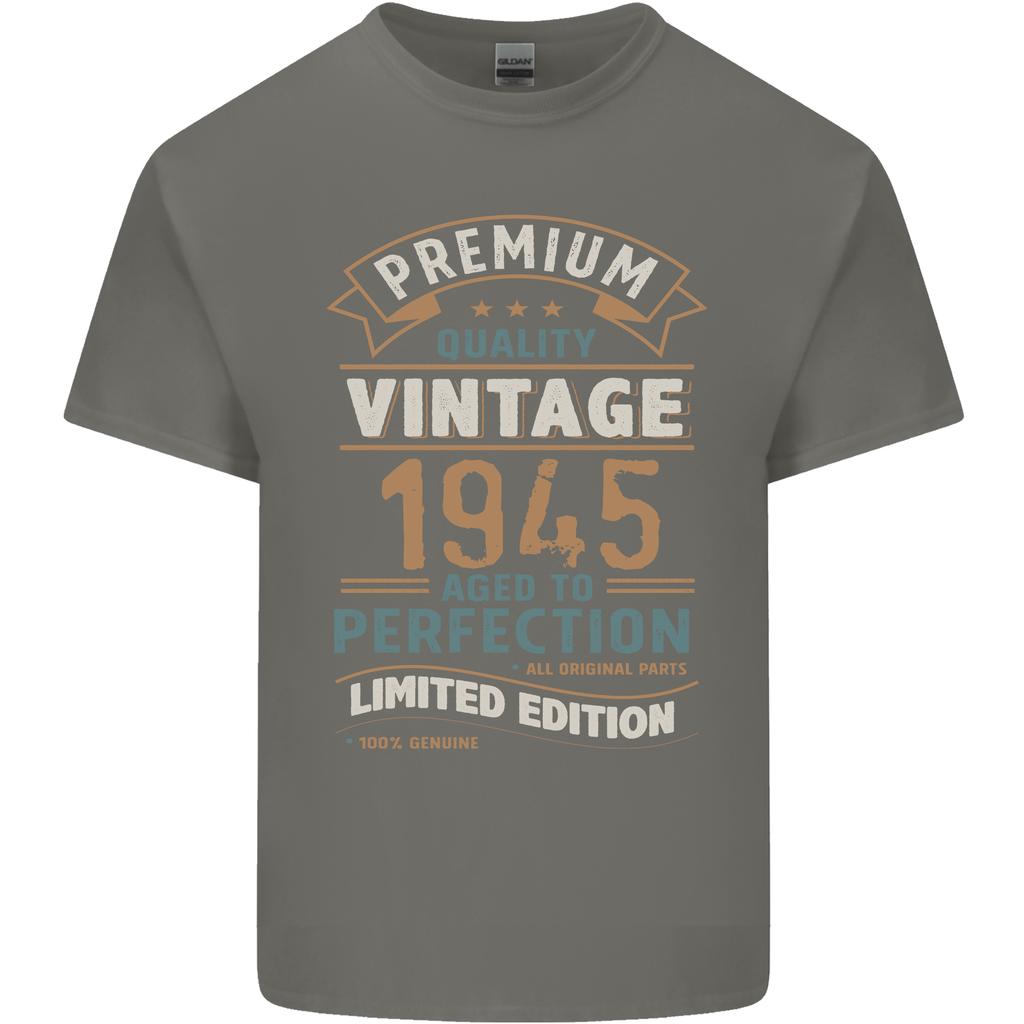 Premium Vintage 81st Birthday 1945 Unisexs Light Cotton TShirt