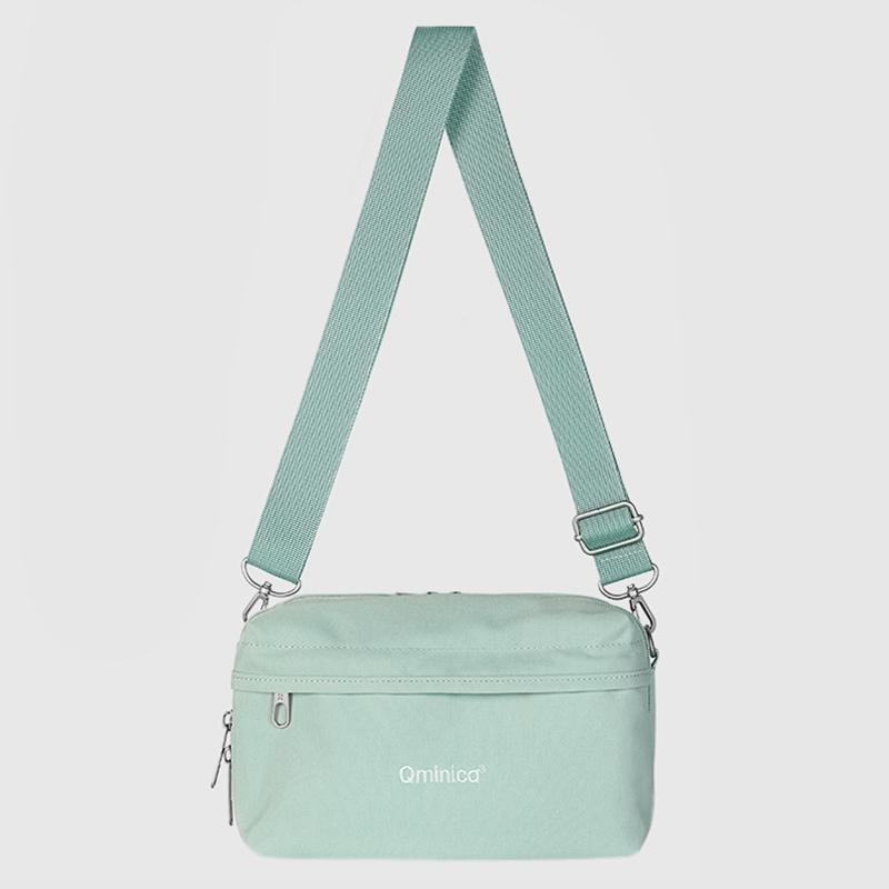 Black Waterproof Multifunctional Travel Passport Chest Bag - Portable, Large Capacity Crossbody Stroller Bag