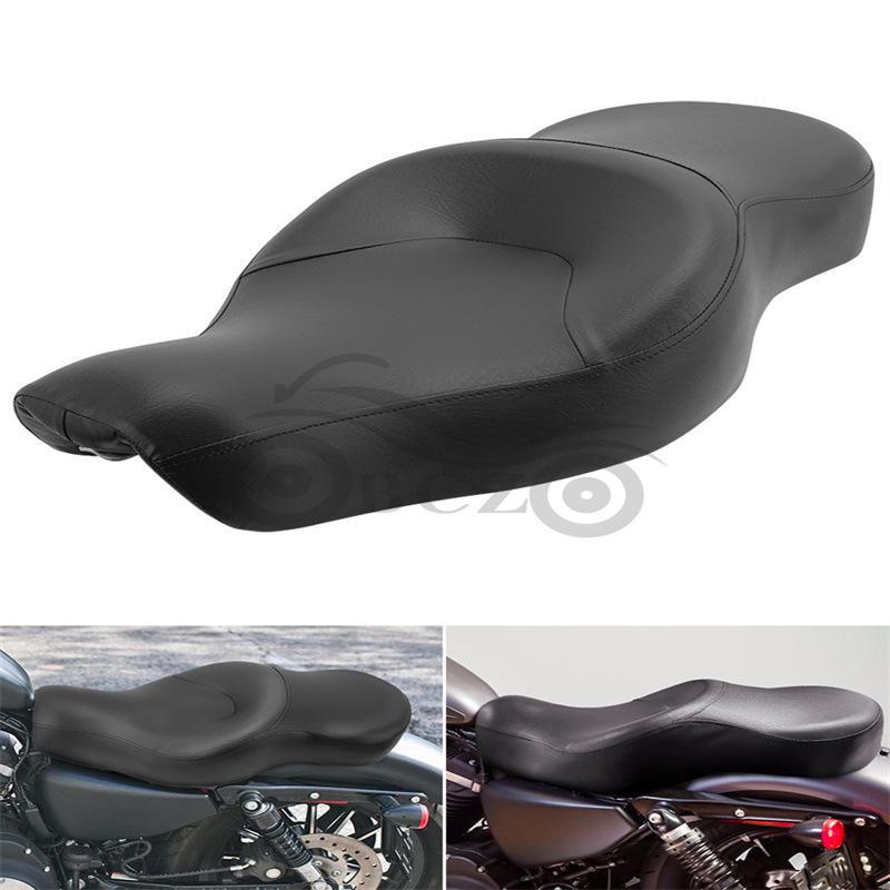 

Двойная кожаная подушка для сиденья Harley XL883/1200N883: Утолщенная цельная конструкция, идеально подходящая для модифицированных сидений Harley. Double one-piece cushion