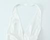 Spring Women's European & American Style Silk Satin Slip Dress