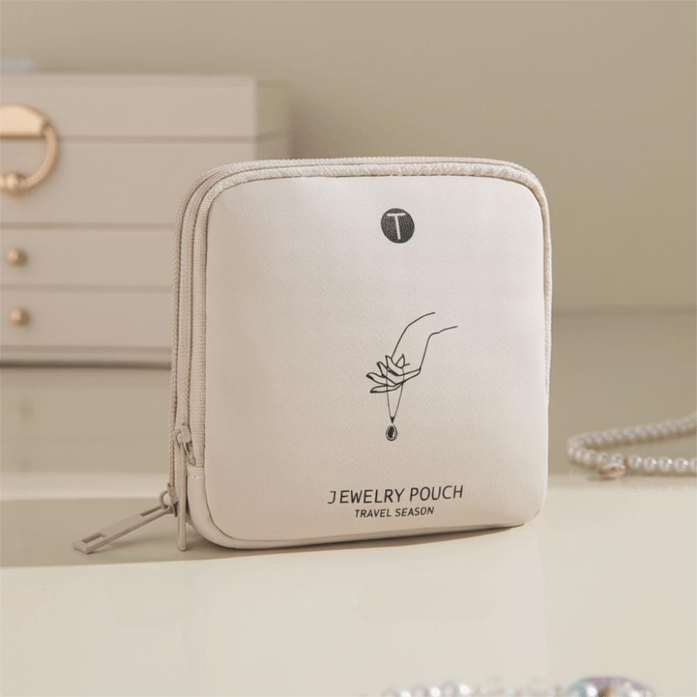 Multifunctional Zipper Jewelry Bag Multi-layer Jewelry Organizer Jewelry Storage Bag  Travel