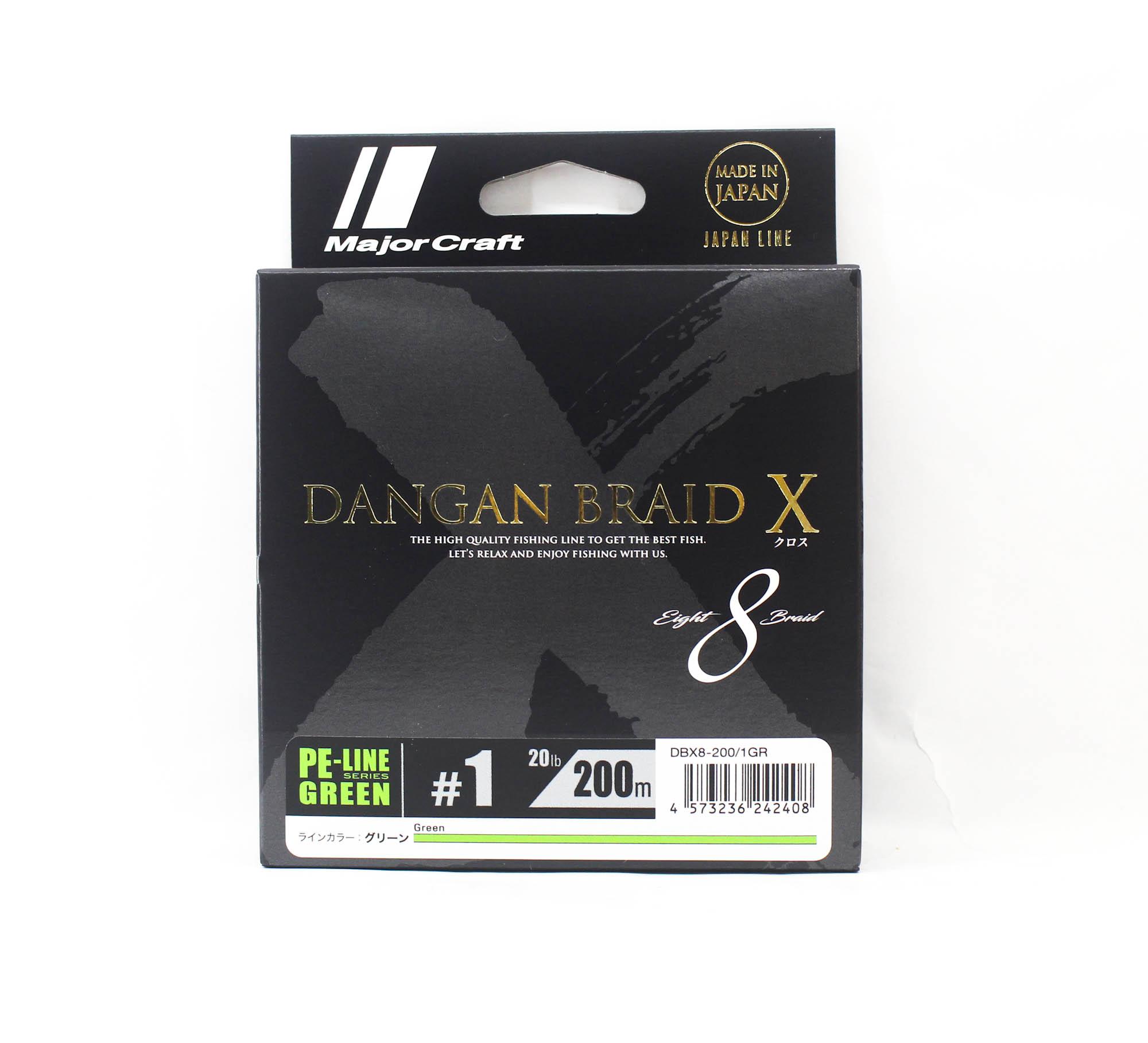 

Major Craft Шнур Dangan Braid X Line X8 200м P.E 1 Зеленый DBX8 200/1GR (2408) зелёный