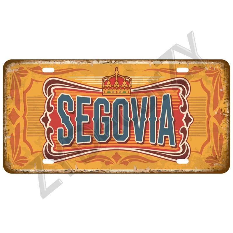 Man Cave Decoration Decor Capital City Plates Plate Vintage Sign For Restaurant Bar Pub Cafe Metal Sign Plaque Landmark