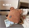 Bear Plush Teddy Kids Backpack Breathable Desig Straps For Preschool Daily Use
