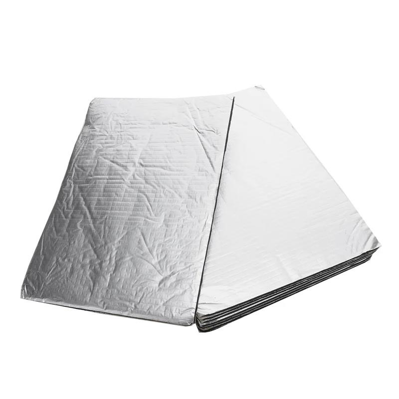 5/10 Sheets Car Sound Deadener Heat Insulation Mat for Auto Van Sound Proofing Deadening Insulation Mat Car Hood Noise Insulator