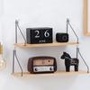 Floating Shelves Wall Mounted Wood Hanging Display Storage Beige S