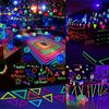 Fluorescent UV Glow Tape High Adhesive Luminous Cotton Cloth for Stage, Home, Office, Decoration 3M