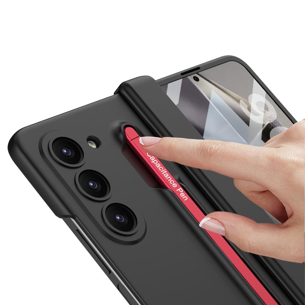 Suitable for Samsung Fold6 Mobile Phone Case Folding Screen Film Magnetic Suction Shaft Pen Slot Integrated 5G Anti Fall Ultra Thin Fashion