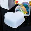 Heart Candle Mold 3D Heart Sticky Note Holder Mold Portable Crafting Supplies Soap Making Accessories For Epoxy Resin Plaster