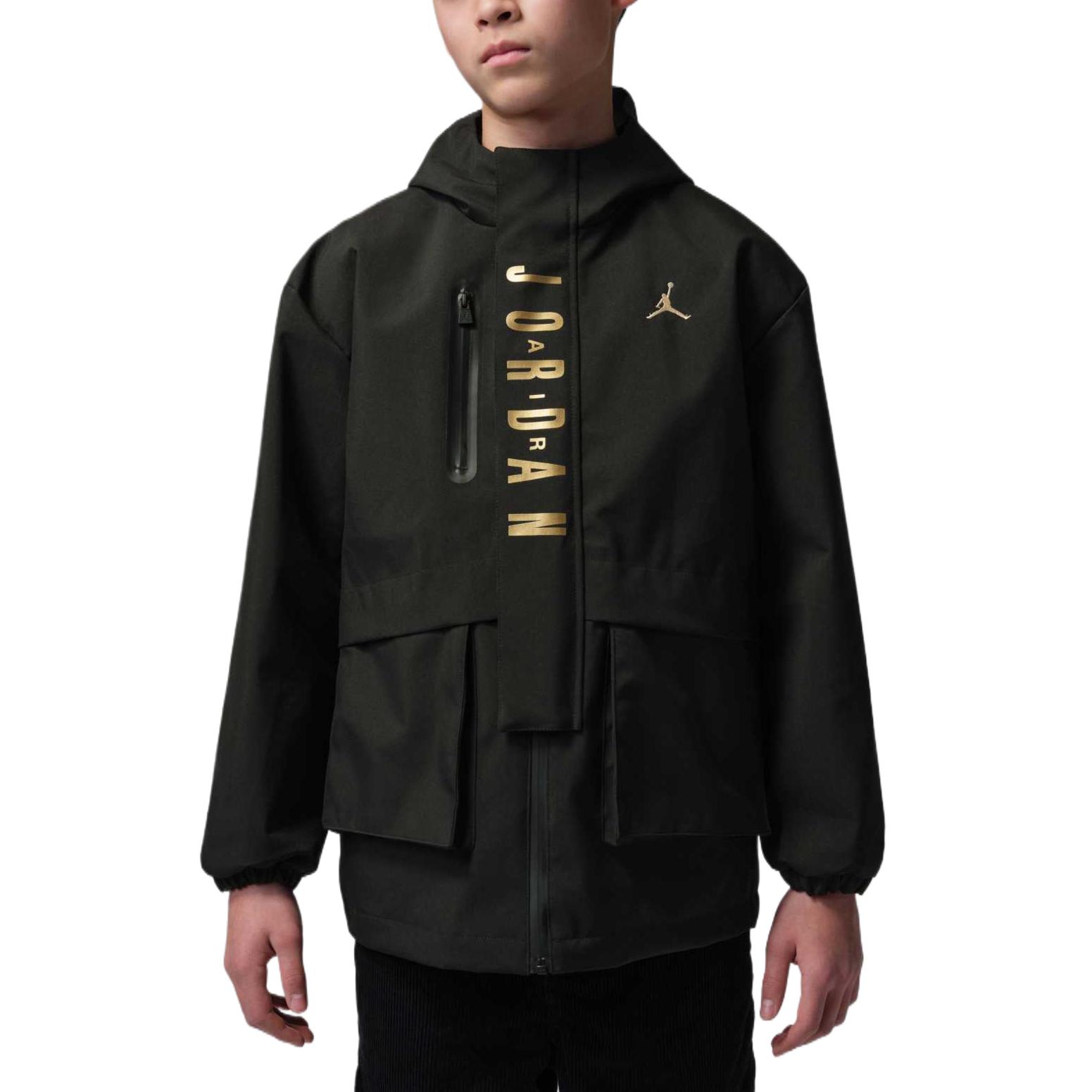 

Jordan Новорічний Теплий Жилет з Капюшоном Внутрішня Підкладка Три в Одному Дитячий Дитячі куртки IU5374-010 XL