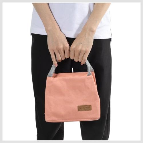 RENEWREVITAL Insulated Lunch Bag, Small, for Lunchboxes, Picnics, Beach, and Travel, Orange, 22*14*17cm