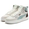 New PUMA Caven 2.0 Mid Top Skateboard Shoes Unisex White Green Brown 402242-01