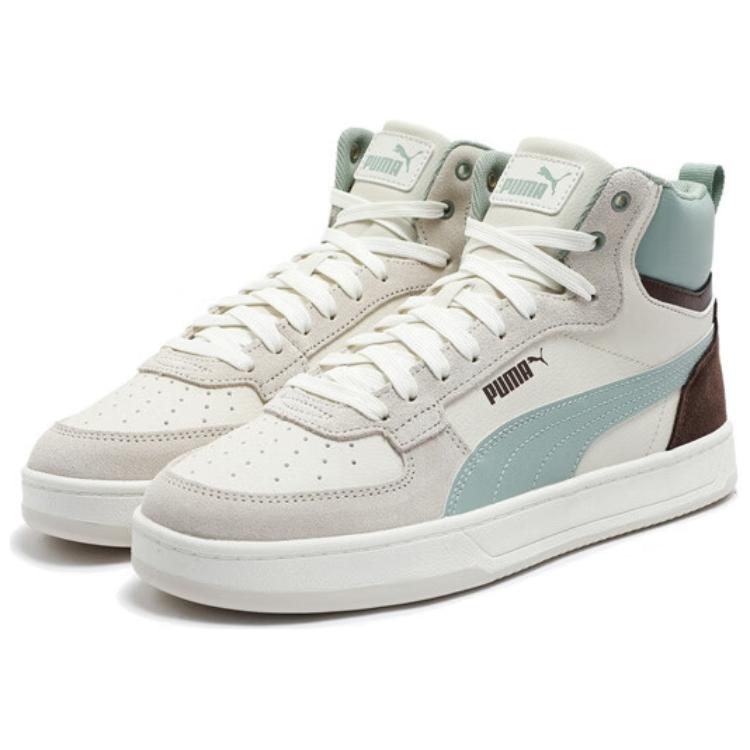 Puma Caven 2.0 Mid Retro Casual Comfort Sneakers Unisex Sneakers White Green Brown 402242-01