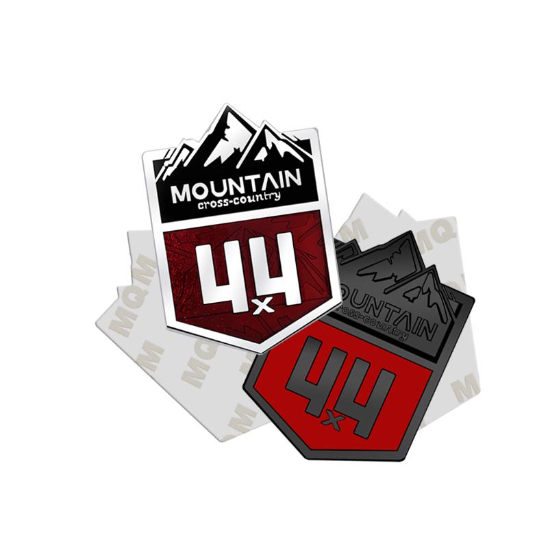 Metal Emblem Car Styling 4x4 Mountain Front Grille Sticker Badge for Jeep Compass Grand Cherokee Renegade Wrangler SUV 4WD ALT1