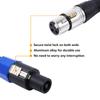 HBU 10-Foot SpeakOn XLR Cable 2-Pack Male to Female Extension Wire Pro DJ PA Microphone Connection Twist Lock