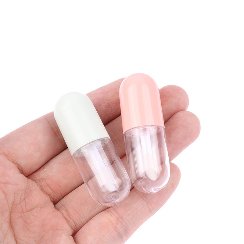 10 Stück 5 ml Lipgloss Lipglanz Tube Mini Niedliche Kapsel Lippenstift Tube Leere Lipgloss Tube DIY Kosmetikbehälter