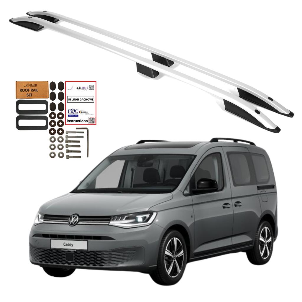 Roof Rails VOLKSWAGEN CADDY FORD TRANSIT CONNECT SHORT 2020 Solid