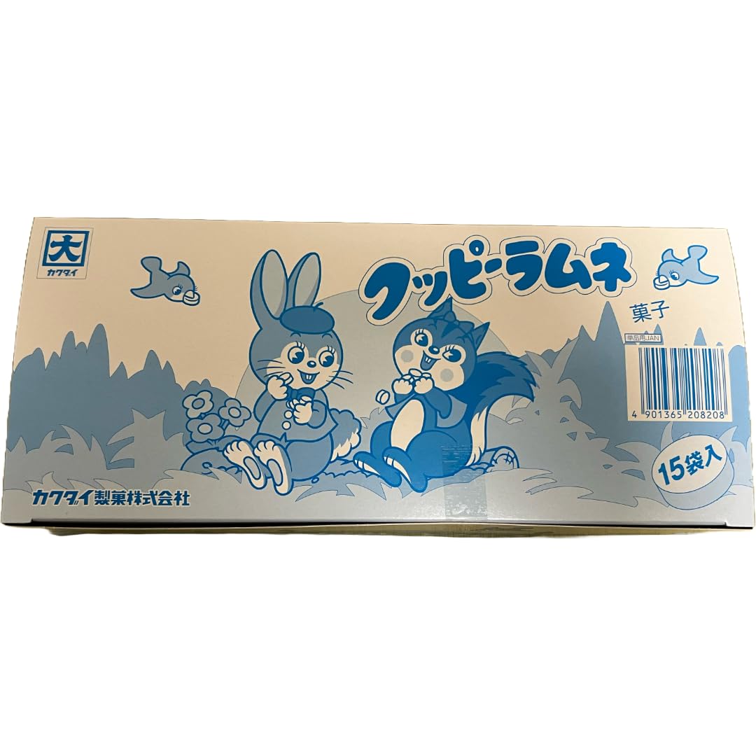 

Kakudai Seika Cuppy Ramune 20g x 15 bags