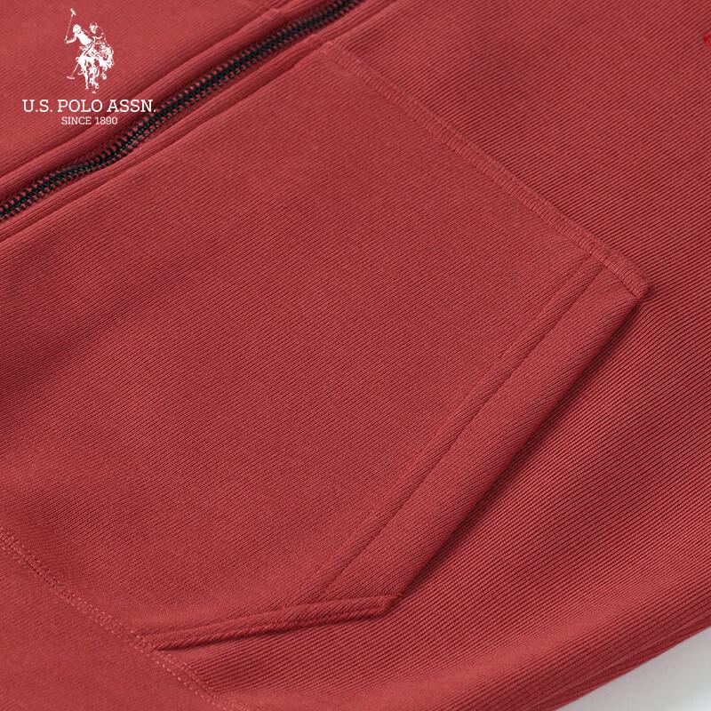 U.S. Polo Assn. Men's Hooded Full-Zip Sweatshirt