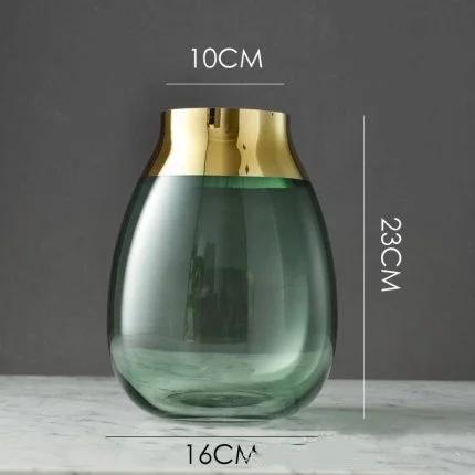 

Glass vase decoration modern simple transparent creative flower arrangement living room home furnishings