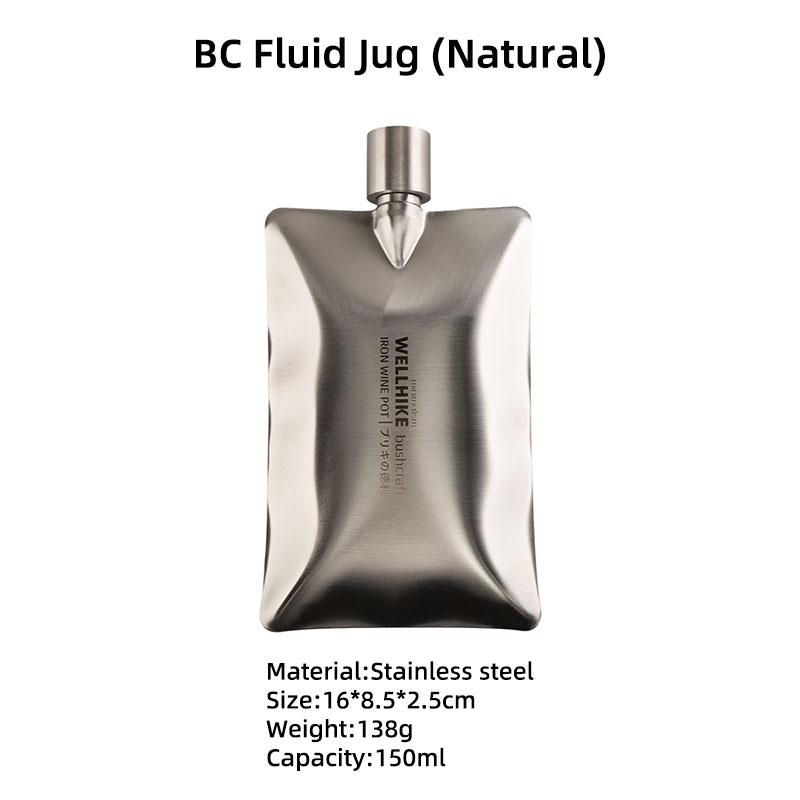 WELLHIKE Stainless Steel 6 oz Hip Flasks Exquisite Wine Bottle Outdoor Wine Bottle 150ML Portable Travel Drinkware