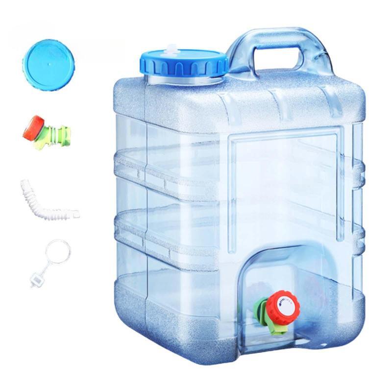 5-25L Portable Water Tank Household Large Capacity Water Storage Container Water Barrel for Outdoor Camping