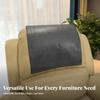 Recliner Headrest Protector Rectangular Cover 43 X 69 Cm Coffee Carton