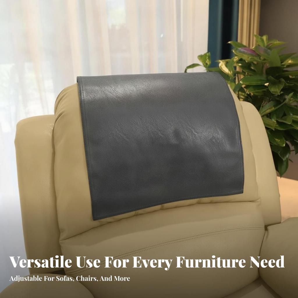 Recliner Headrest Protector Rectangular Cover 43 X 69 Cm Coffee Carton