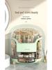 Elegant Dustproof Cosmetic Organizer – High-Capacity Skincare Storage with Light Luxury Design