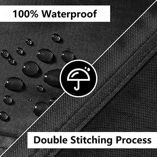 TopSoul Outdoor Furniture Cover Waterproof UV Resistant 600D Heavy Duty Oxford Patio Table Chair Set Cover 150x90x75cm