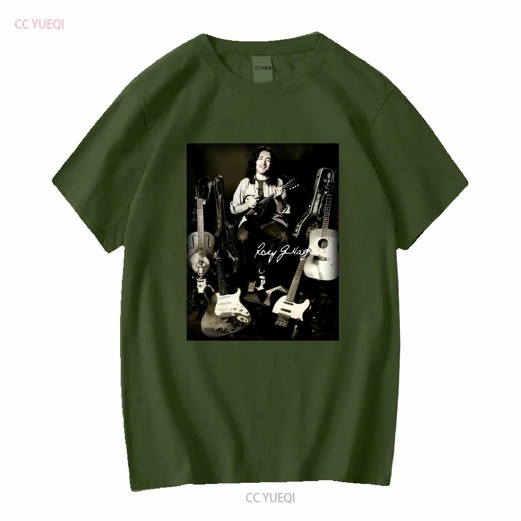 Rory Gallagher Basic For Fan Cotton Black S 2345XL T Shirt TMB397 vintage Washed Top For Everyday Wear designer clothes