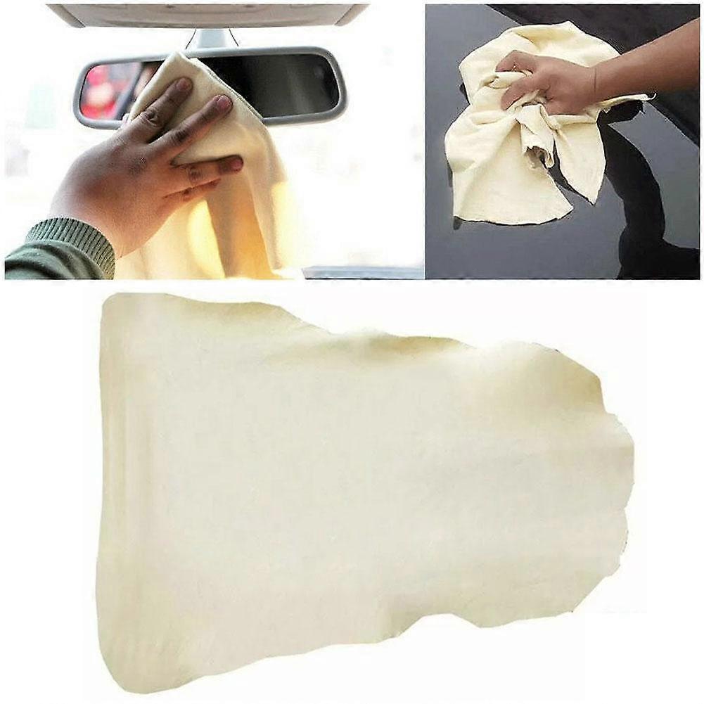 Chamois Leather Car Cleaning Cloth Washing Absorbent Drying Shammy Towel