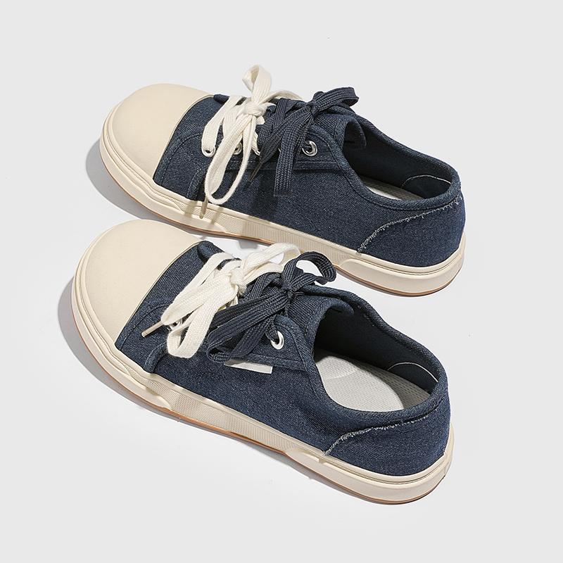 

Spring Elegant Breathable Men Espadrilles Comfortable Man Vulcanized Shoes Lace-up Men s Casual Sneaker Zapatillas De Lona 44 синій