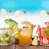 200Pcs Disposable White Seashell Cocktail Picks Conch Handmade Toothpicks Bamboo