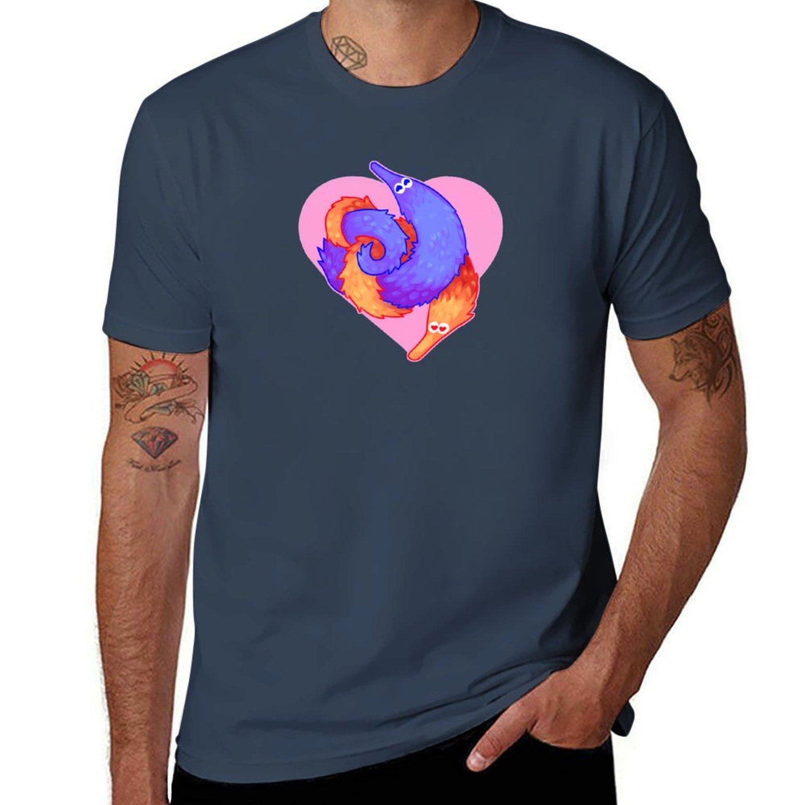Worms In Love Tshirt Independence Day Short Sleeve Tshirt S