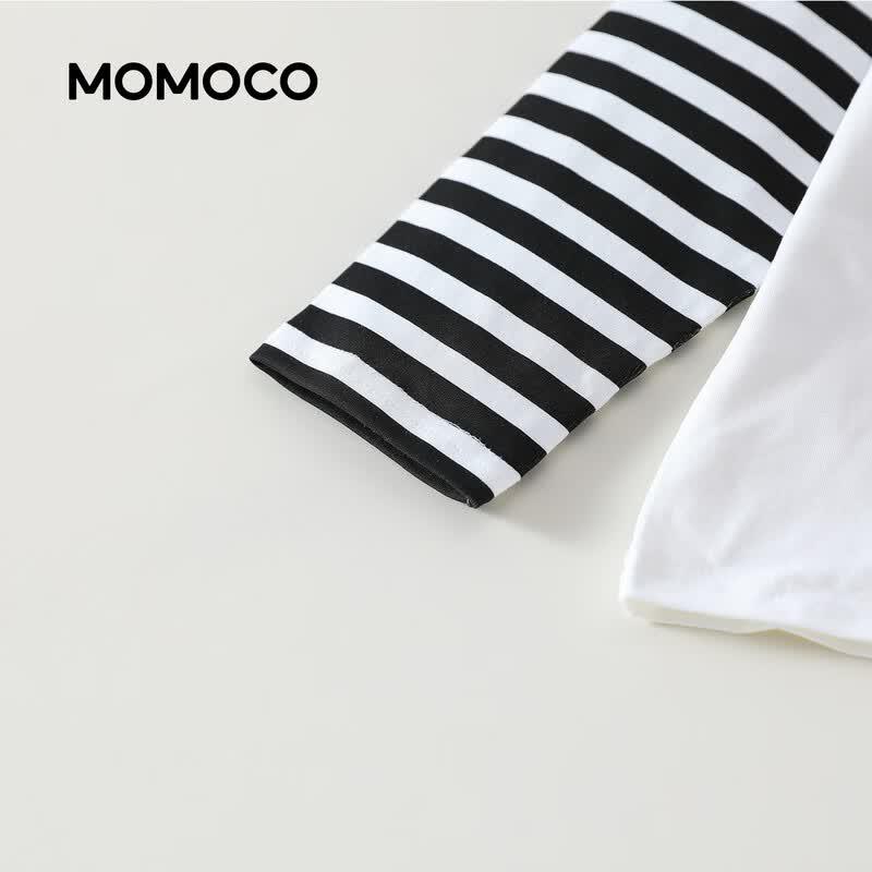MOMOCO Boys' Colorblock Raglan Long Sleeve T-Shirt