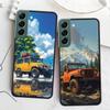 Off Road Vehicle Tourism Scenery Phone Case For Samsung Galaxy S22 S25 Ultra S21 S10 Plus S26 Edge S20 S23 S24 FE Cover Sili