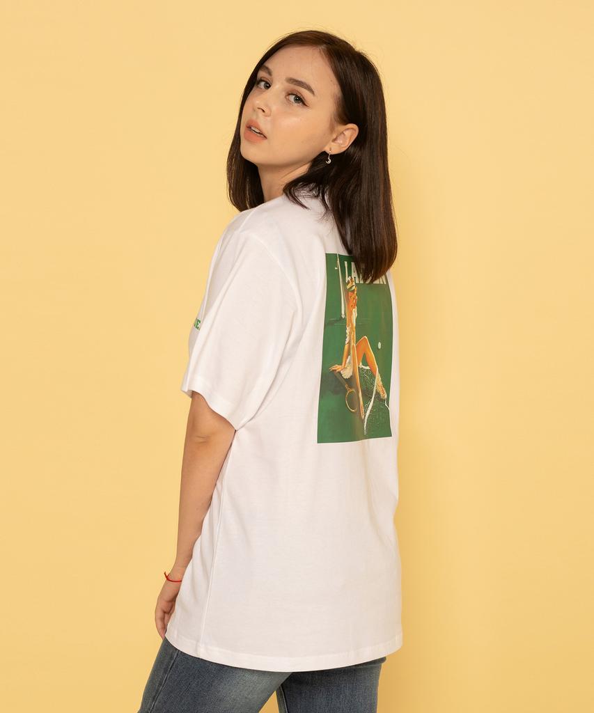 Leideun Tennis Pinup S/S Tee-White