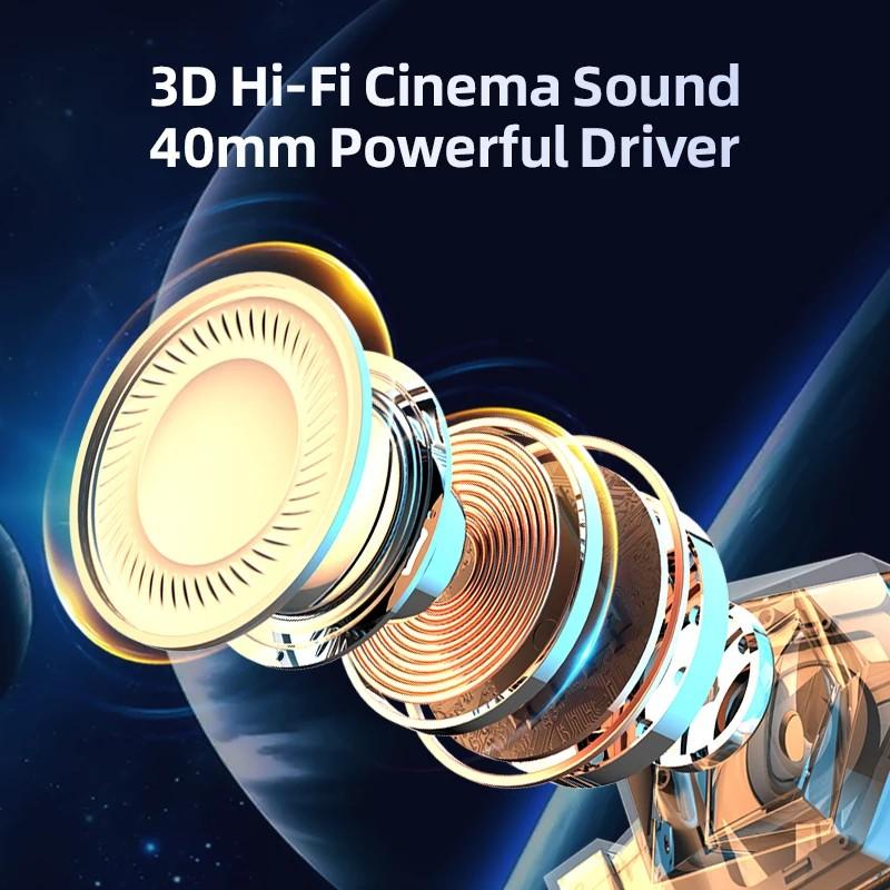 Căști cu fir pentru sporturi electronice, căști luminoase pentru jocuri, căști stereo surround, sunet ultra clar, microfon, HiFi, USB, căști