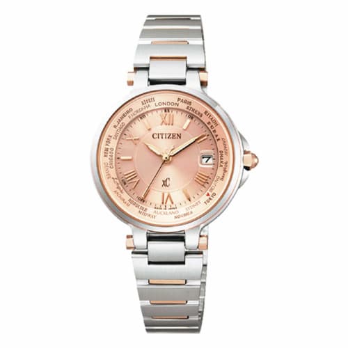 Citizen xC Eco-Drive Radio-Controlled Watch, Happy Flight Series, EC1014-65W, Women's