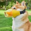 Adjustable Printed Dog Muzzle Breathable Loop Dog Mouth Durable Pet Canvas Mask  For Pet