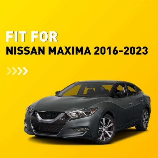 FOR Nissan Maxima 2016- Gray Leather Center Console Lid Armrest Cover EXV