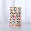 Spot Rainbow Striped Candy Bag - Colorful Party Decoration Gift Bag for Baking, Handleless Kraft Paper