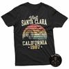Retro Santa Clara California 1987 Ferris Wheel Bats T-Shirt