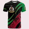 Vanuatu Flag VU National Men's T-shirts Casual Loose O Neck Short Sleeve Tops Tees Men's Clothing Oversized T shirts Streetwear