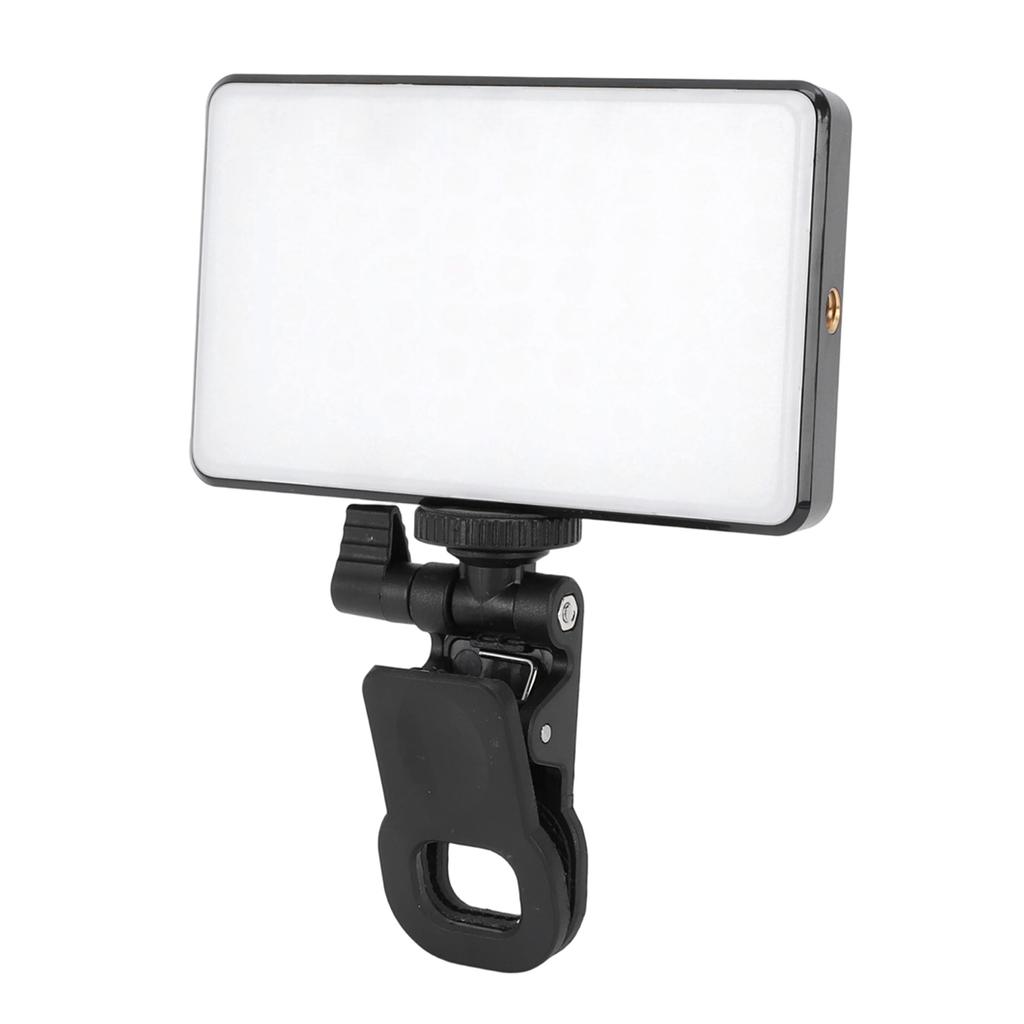 LED Selfie Light Cold and Warm Color Multifunctional Portable Clip Fill Video Conference Light for Live Streaming
