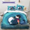 Song of the Sea Bedding Quilt Set Quilt Cover Pillowcase Home Decoration Birthday Gift (1 * Duvet Cover + 2 * Pillowcase, Without Core)