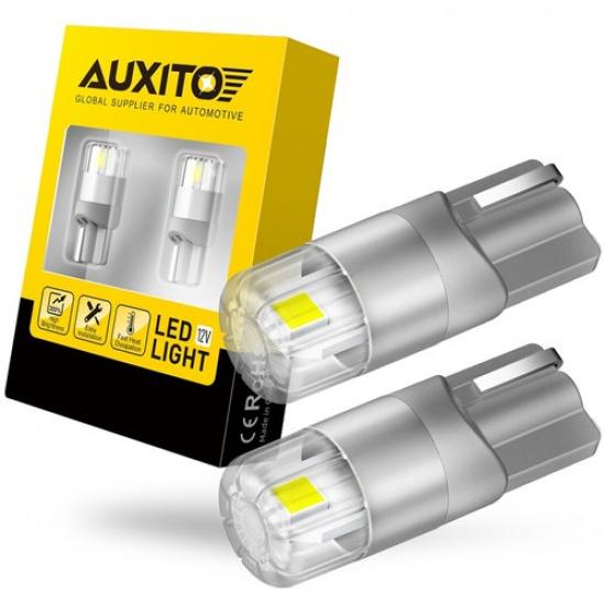 

Auxito T10 LED 194 W5W White Side Maker Headlight Bulbs Super Bright Error Free
