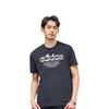 Adidas T Shirts Men's Black Crew Neck Moderate Straight Fit FM6242